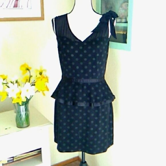 Eric Daman for Charlotte Russe Dresses & Skirts - Eric Daman for Charlotte Russe Polka Dot Little Black Dress